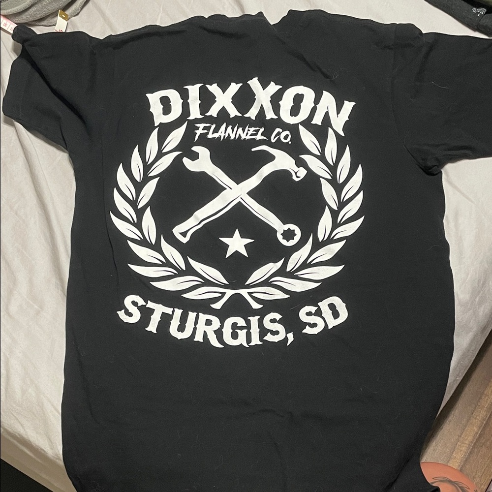 DIXXON Black and White Graphic Tee